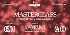 NUR BAR PRESENTA:  MASTERCLASS MIXOLOGY A CURA DI SIMONE MACI