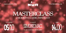 NUR BAR PRESENTA: MASTERCLASS MIXOLOGY A CURA DI SIMONE MACI