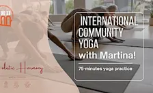 International Community yoga with Martina!