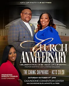 The Caring Shepherds | City Of Faith Ministries 1st Year Church Anniversary
