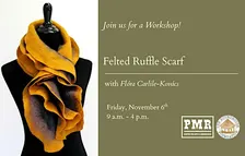 Felted Ruffle Scarf