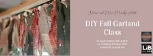 DIY Fall Garland at South Liberty Bar & Grill