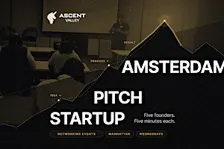 Startup Pitch Events Amsterdam: 5 Founders on Stage