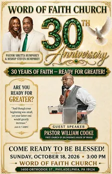 Word of Faith Church 30th Church Anniversary