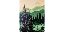 Watercolor Pines - Paint and Sip in Tyler | Classpop!™