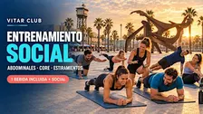 SOCIAL Outdoor Abs, Core & Stretching Workout + Drink