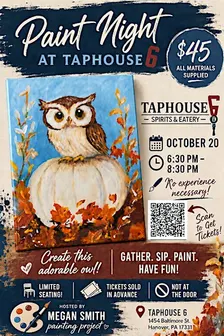A Painting Project with Megan Smith @ Taphouse 6 - Hanover