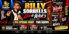 JB COMEDY PRESENTS BILLY SORRELLS LIVE @ WICK'S
