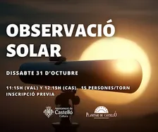 Observació Solar Planetari - Torn 11:15 (VAL)