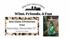 Wine, Friends, & Fun: Sea Glass Christmas Tree