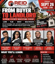 From Buyer to Landlord: A Real Estate Investing Event (In Person)