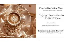 Ciao Italia Coffee Meet Up - Spadafora Italian Jewelry