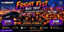 Fright Fest Halloween Bus Trip: NYC to Six Flags Great Adventure