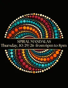 SPIRAL MANDALAS - Paint & Wellness Class