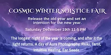 Cosmic Winter Solstice Fair, Ferndale MI | Tarot, Reiki & Aura Photos