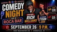 September Comedy Night at Roca Bar