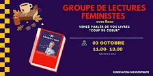 Groupe de lectures féministes de la Librairie à soi.e (modéré par Rosa)