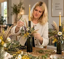 Lâcher prise avec les fleurs (dernier atelier avant changement de thème)