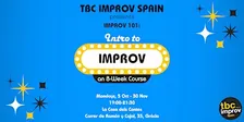 Intro to Improv Course (101) w/ TBC Improv Spain - Fall '26