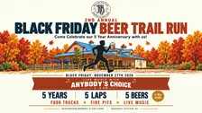 2nd Annual Black Friday Anniversary Beer Trail Run