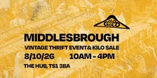 8th October - Middlesbrough's BEST Vintage Thrift Event & Kilo Sale