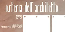 Osteria dell'Architetto @Padiglione Esprit Nouveau Bologna