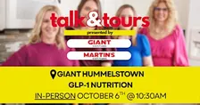 IN-PERSON: Talk & Tour at GIANT Hummelstown 10/6 at 10:30 AM