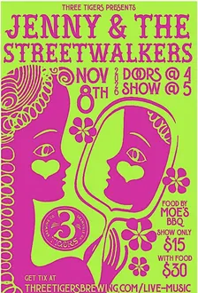 Dinner & a Show; Jenny & the Streetwalkers