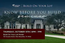 Know Before You Build Seminar
