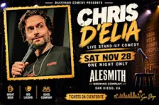 Chris D'Elia @ AleSmith Brewing on SAT NOV 28 (ONE NIGHT ONLY)