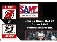 NJ SAME POST  - NJ Devils Hockey Game vs Anaheim Ducks