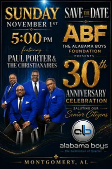 The Alabama Boys' Foundation presents Paul Porter & The Christianaires