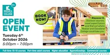 Redcar and Cleveland College Open Event - October 2026
