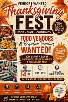 Thanksgiving Fest Food Pop Up Shop
