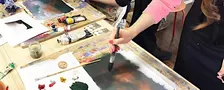 Drink & Draw (BYOB) Oil Painting - Turner's Night Skies