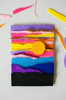 Viltlandschapjes maken 4+