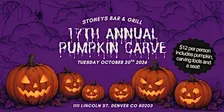 Stoney's 17th Annual Pumpkin Carve
