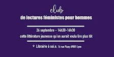 Club de lectures féministe pour hommes