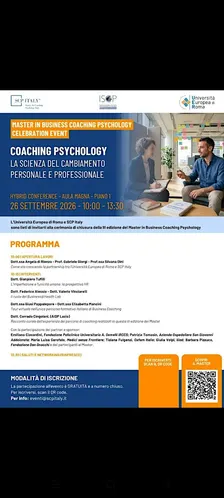 Evento di Celebrazione di fine Master in Business Coaching Psychology