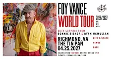 Foy Vance: The Wake World Tour 2026 & 2027