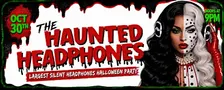 Haunted Headphones: Freaky Friday Silent Headphones & Dj Halloween Party