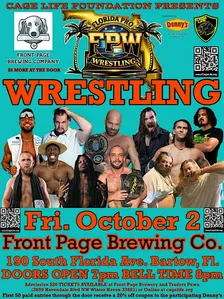 FLORIDA PRO WRESTLING - at Front Page Brewing-Bartow