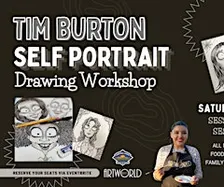 Tim Burton Self Portrait Drawing Workshop