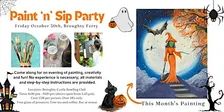 Paint & Sip Party – Broughty Ferry (Halloween Edition)
