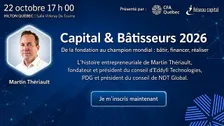 CAPITAL & BÂTISSEURS 2026