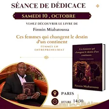 Séance dédicace – Firmin Miabatoussa