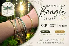 Hammered Bangle Bracelet Class