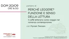 Parliamo di "Perché leggere? Funzione e senso della letteratura"