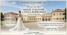 Fiera sposi Nozze d'Autore a Villa Borromeo 2026 - 14esima edizione