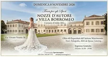 Fiera sposi Nozze d'Autore a Villa Borromeo 2026 - 14esima edizione